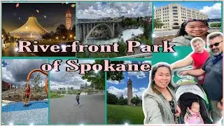 Namasyal sa Riverfront Park, Spokane Falls at Sumakay ng Numerica SkyRide/Cable Car
