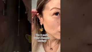 VCA 2 MOTIF LUCKY ALHAMBRA EARRINGS W PRICE | #vancleefarpels #vancleef #vca #sasazoe #vca