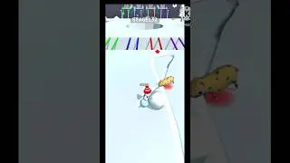 snow race game| #shorts #gaming