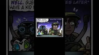 Arnold Adopts The Mimic | FNAF Secret of the Mimic Comic Dub #shorts