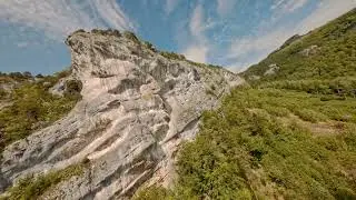 Mountainsurfing on a cliffsite Balsthal, #Jura, #Switzerland, #4K #cinematic #FPV #relaxing #nature