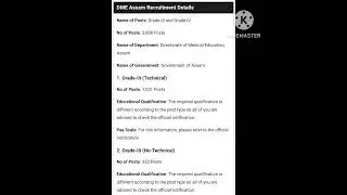 DME Assam recruitment.. Apply is going on from 7Feb to 22 Feb 2023☀️ For various post Grade 3 & 4👉