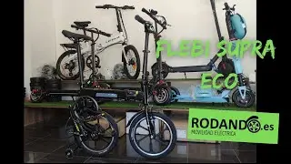 Flebi Supra Eco | La BICICLETA ELÉCTRICA más PLEGABLE del Mercado 🚲 🔋