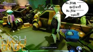 High on Life | NPCs road-rage when they got stuck in a traffic jam | Xbox Series X
