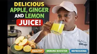 Apple Ginger Lemon Juice | Natural Immune Booster & Detox Drink (Quick & Easy Recipe)