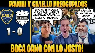PAVONI Y CIVIELLO PREOCUPADOS BOCA LE GANO A RIESTRA CON LO JUSTO 1-0 QUIEREN A ASCACIBAR Y DYBALA
