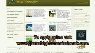 Demonstration on how to apply for Ghana passport online in UK