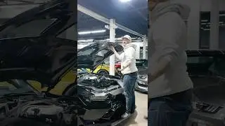 Mustang GTD splitter durability test 🤣 #mustang #mustanggtd #fordmustang