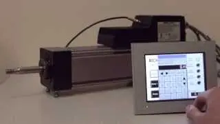Controlling a Tritex II actuator with a Pro-Face HMI