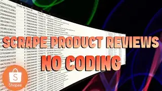 How To Scrape Shopee product reviews (No Code Needed)