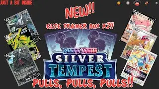 *NEW* Pokémon Silver Tempest Elite Trainer Box x2 Pack Opening