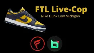 FOOTLOCKER EU Nike Dunk Low Michigan LIVE COP