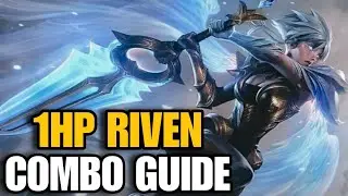 HOW TO SURVIVE WITH 1 HP | RIVEN LOW HP COMBO GUIDE | WILD RIFT GAMEPLAY
