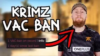 CS:GO Krimz dostal VAC BAN??