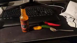 Mad Dog 357 Gold Edition + Peppers Eating #hotfood #hotsauce #chili 