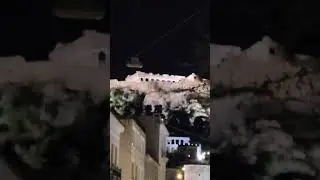 Acropolis at Night in Athens, Acropole Noaptea in Atena