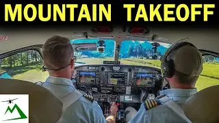 EPIC Takeoff & Landing at a Sloped Mountain Runway | Bush Pilot Flight Vlog