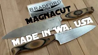 Распаковка - Кухонные ножи Bradford Knives USA Magnacut, поварские и универсальные.