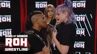 Чемпионка мира ROH среди женщин Афина хочет, чтобы Билли Старкз больше тренировалась в качестве миньона | ROH TV 07.09.23