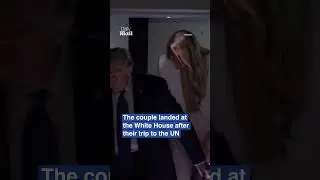 Trump waves finger at wife Melania