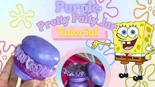 Purple Pretty Patty Jar Tutorial | Polymer Clay