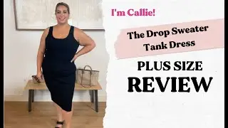 Plus Size Amazon Review - The Drop Sweater Tank Dress