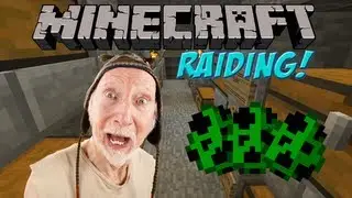 Minecraft [Raiding - S1]: Raiding a Rich Obsidian Base!