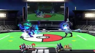 Super Smash Bros. Ultimate - Lucario (Light Blue) vs. Lucario (Dark Blue)