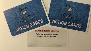 Use Dice Hockey&trade; Action Cards to outmaneuver your opponent!