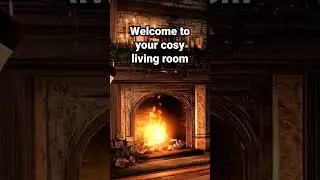 Nervous System Reset | Soft Fireplace Crackling for Grounding #relaxingsounds #asmr #sleepsounds