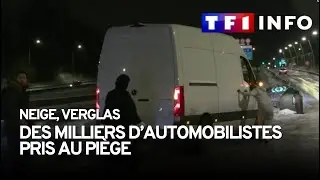 La neige tombe en région parisienne, pagaille sur les routes !
