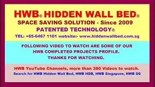 Wall Bed HWB&reg; Hidden Dining Table Completed ProjectsProfile. Hidden Study Table.HDB.BTO.EC