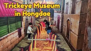 Seoul, Korea | Hongdae Trickeye Museum + Coconut Box Cafe | AR Art + Giant Ball Pit | Aprotv