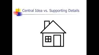 Central Idea in Non-fiction Texts