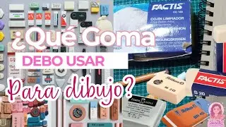 QUE GOMAS SIRVEN PARA DIBUJAR ✏️ 📘#dibujoscreativos #Gomas 