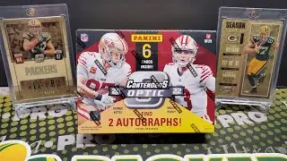 Футбольный набор Contenders Optic Hobby Box 2022 года! 2 автомобиля в коробке!