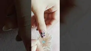 Easy nail art with regular nail polish 💅🏻✨#nailart #simplenails #trending #shorts #viralvideo