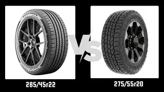 Tire Size 285/45r22 vs 275/55r20
