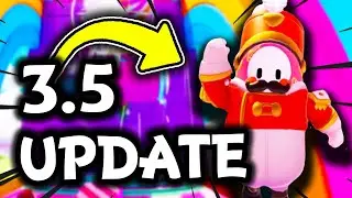 NEW 3.5 UPDATE IN FALL GUYS! Maps, Outfits, Level Variations, And More!