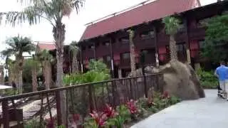 Disney World brief tour of POLYNESIAN & MONORAIL Tonga Toast