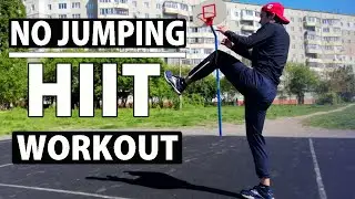 Lower Body FULL BODY HIIT Workout | No Equipment + No Jumping | Roman Lukianchuk