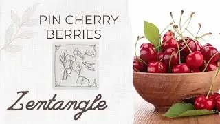 Pin Cherry Berries | Zentangle | Tangle with Me