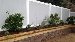 custom vinyl fence panel in Toronto