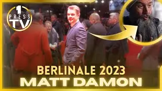 Matt Damon |  World Premiere |  Kiss The Future |  Berlinale 2023