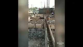 [Centring work's ] pleint beam concreting work and centring work