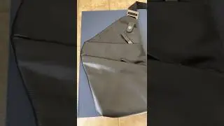 Anti-Theft Low-profile Leather Sling Bag (Great for concealed carry)