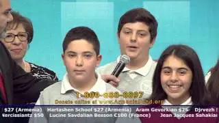 Chamlian School at Armenia Fund Telethon 2015