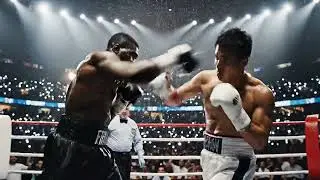 white & black fighter // white fighter // black fighter // white fighter win the match