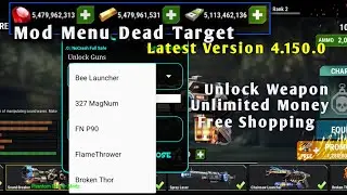 New Update Mod Menu Dead Target Version 4.150.0