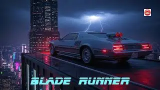 Skyliner Drift | Blade Runner Inspired Cyberpunk Ambient for Deep Focus, Sleep & Study (3H)